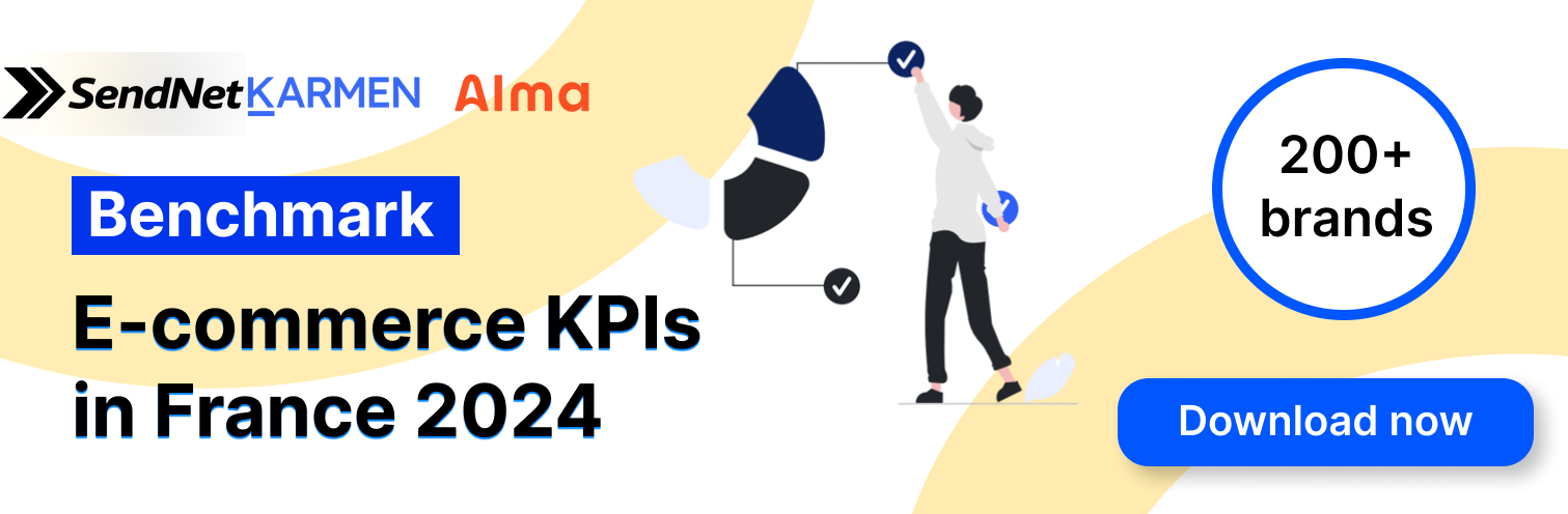 A blog component linking to the download page of the ultimate KPIs benchmark